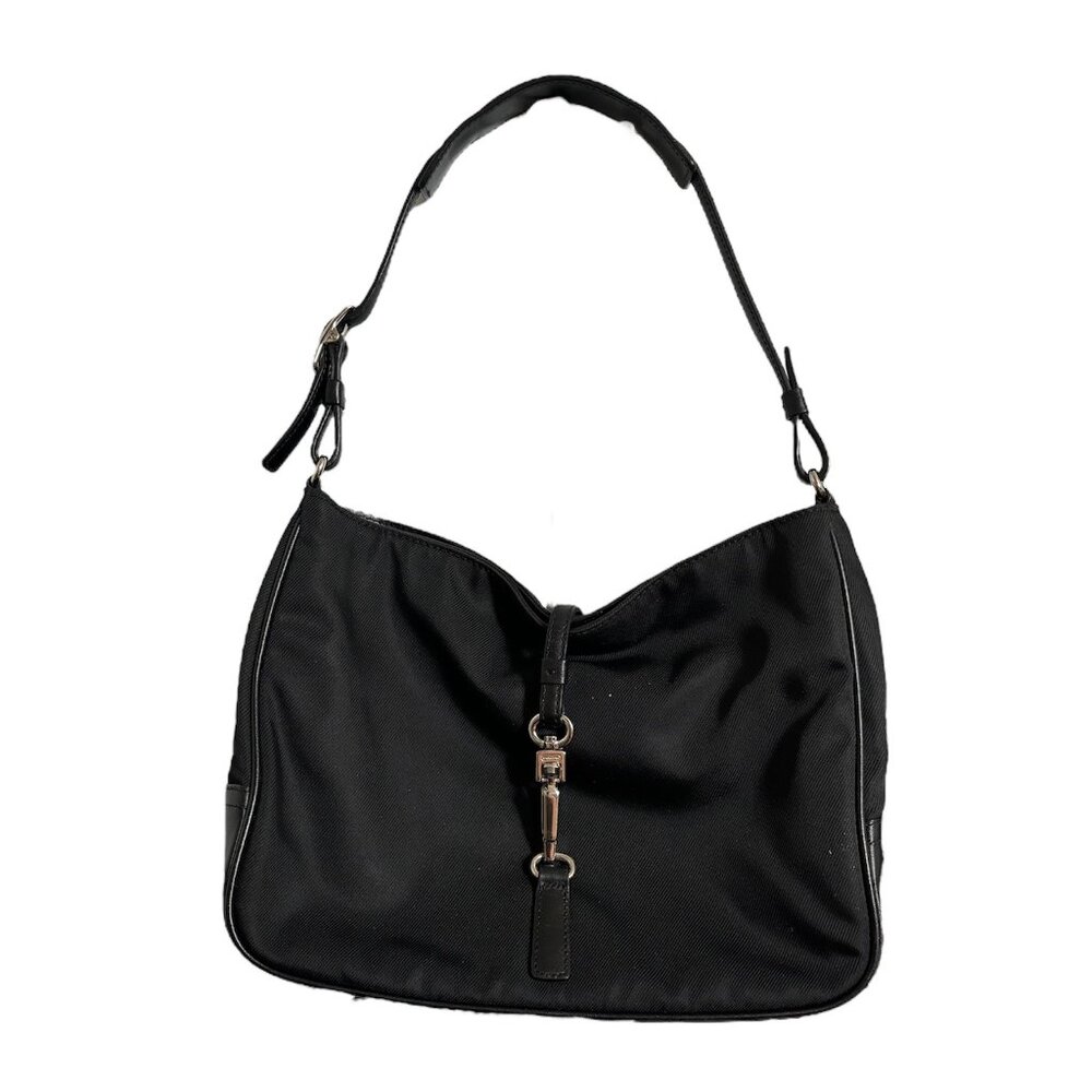 Coach D2K-7443 Black Microfiber purse Shoulder bag